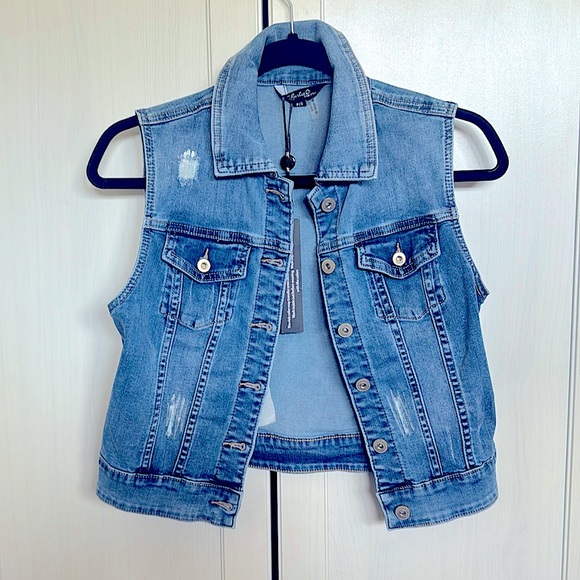 Charlie B Jean Vest - Picture 1 of 2